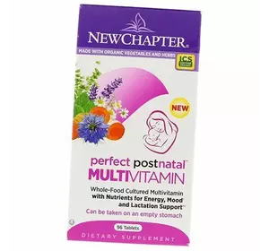 Мультивитамины для женщин в послеродовой период, Perfect Postnatal Multivitamin, New Chapter  96таб (36377021)