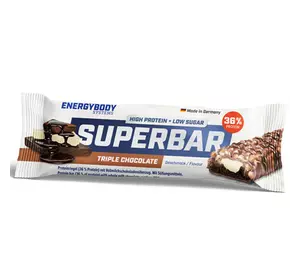 Протеиновый батончик, Superbar, Energy Body  50г Тройной шоколад (14149003)