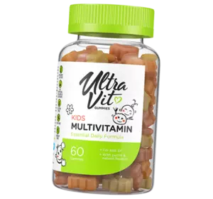 Мультивитамины для детей, UltraVit Kids Multivitamin Gummies, VP laboratory  60таб Апельсин-ягода (36099014)