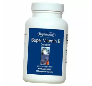 Витамины группы В, Super Vitamin B Complex, Allergy Research Group  120вегкапс (36372009)