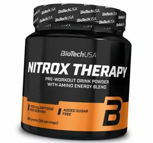 Предтрен с кофеином и креатином, Nitrox Therapy, BioTech (USA)  340г Персик (11084001)