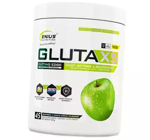 Ферментированный Глютамин, Gluta-X5, Genius Nutrition  405г Зеленое яблоко (32562001)