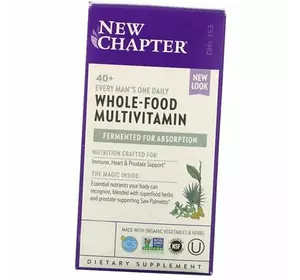 Мультивитамины для мужчин 40+, Every Man's One Daily 40 plus Multivitamin, New Chapter  48таб (36377016)
