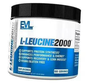 Лейцин в порошке, L-Leucine, Evlution Nutrition  200г Без вкуса (27385003)
