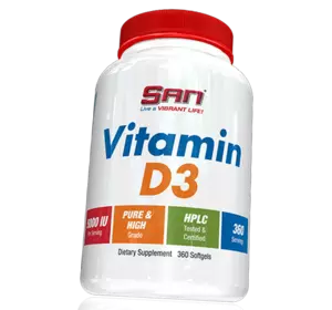 Витамин Д3, Vitamin D3 5000, San  360гелкапс (36091012)