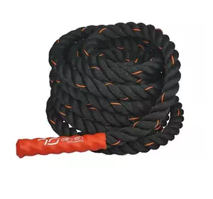 Канат для кроссфита Battle Rope LI-1 7Sports   10м Черный (56585002)
