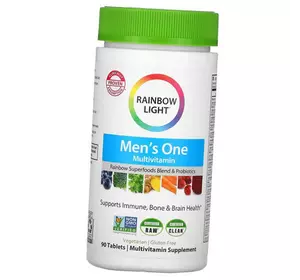 Витамины для мужчин, Men's One, Rainbow Light  90таб (36316003)