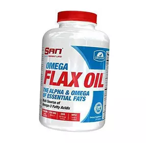Органическое Льняное масло, Omega Flax Oil, San  200гелкапс (67091001)