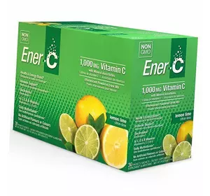 Витаминный напиток для повышения иммунитета, Ener-C, Ener-C  30пакетов Лимон-лайм (36389001)