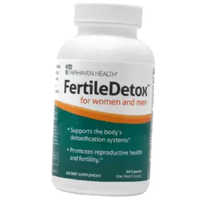 Детоксикации организма во время зачатия, FertileDetox for Women and Men, Fairhaven Health  90капс (72472004)