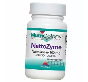 Наттокиназа, NattoZyme 100, Nutricology  60гелкапс (72373001)