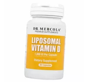 Липосомальный Витамин Д, Liposomal Vitamin D 1000, Dr. Mercola  30капс (36387026)