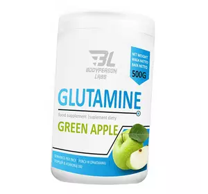 L-Глютамин, Glutamine, Bodyperson Labs  500г Зеленое яблоко (32598001)