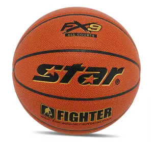 Мяч баскетбольный Fighter BB4257 Star  №7 Оранжевый (57623086)