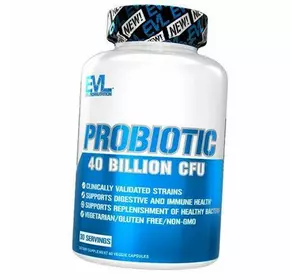 Пробиотики в капсулах, Probiotic 40 Billion, Evlution Nutrition  60вегкапс (69385002)