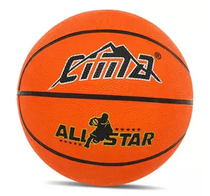 Мяч баскетбольный резиновый Basket BA-8965 Cima  №7 Оранжевый (57437018)