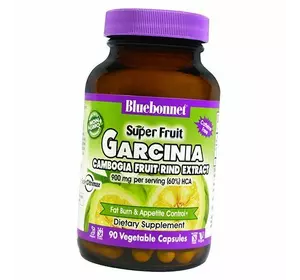 Гарциния камбоджийская, Garcinia Super Fruit, Bluebonnet Nutrition  90вегкапс (02393002)