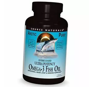 Рыбий жир Омега-3, Ultra Potency Omega-3 Fish Oil, Source Naturals  60гелкапс (67355008)