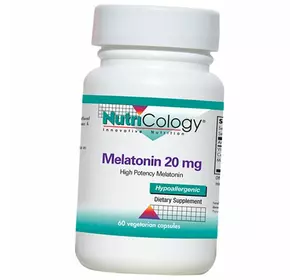 Мелатонин в капсулах, Melatonin 20, Nutricology  60вегкапс (72373002)