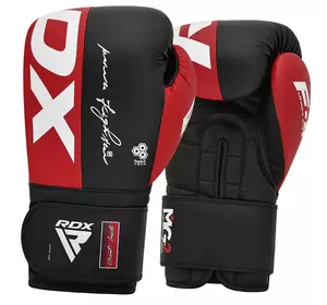 Боксерские перчатки RDX F4 RDX Inc  16oz Черно-красный (37260083)