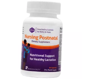 Мультивитамины для кормящих женщин, Nursing Postnatal Breastfeeding Multivitamin, Fairhaven Health  60капс (36472006)