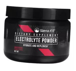 Электролитный порошок, Electrolyte Powder, Sierra Fit  279г Ягодный микс (36523001)
