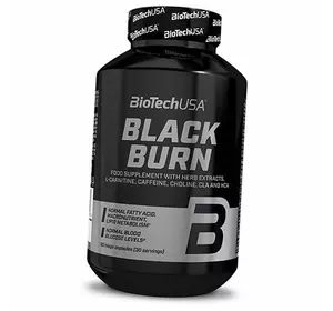 Жиросжигатель для быстрого снижения веса, Black Burn, BioTech (USA)  90капс (02084030)