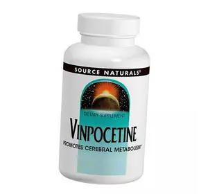 Винпоцетин, Vinpocetine, Source Naturals  60таб (72355015)