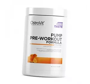 Предтренировочная добавка, Pump pre-workout formula, Ostrovit  500г Апельсин (11250001)