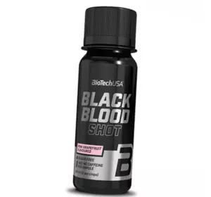 Предтреник порционный, Black Blood Shot, BioTech (USA)  60мл Лимонад (11084009)
