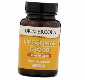 Липосомальный Коэнзим Q10, Liposomal CoQ10, Dr. Mercola  30капс (70387002)