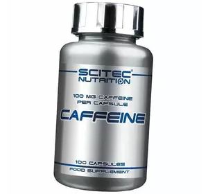 Кофеин, Caffeine, Scitec Nutrition  100капс (11087011)