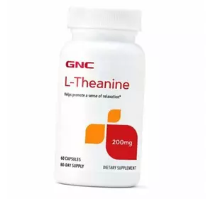 Теанин, L-Theanine 200, GNC  60капс (27120018)