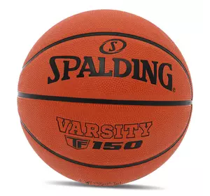 Мяч баскетбольный резиновый TF-150 Varsity 84421Y5 Spalding  №5 Оранжевый (57484065)