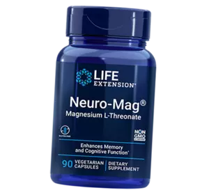 Магний L-треонат, Magnesium L-Threonate, Life Extension  90вегкапс (36346066)