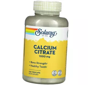 Цитрат Кальция, Calcium Citrate 1000, Solaray  120вегкапс (36411042)
