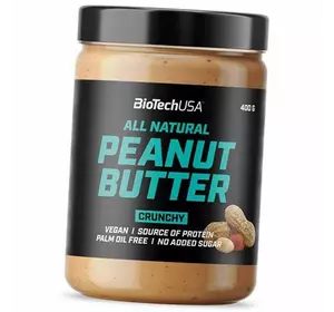 Арахисовая Паста, Peanut Butter, BioTech (USA)  400г Хрустящий (05084012)