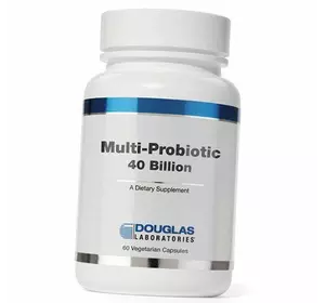 Комплекс для поддержки кишечника, Multi-Probiotic 40 Billion, Douglas Laboratories  60вегкапс (69414001)