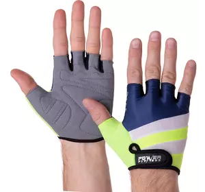 Перчатки для фитнеca A1-07-1474 Power Fitness  S/M Темно-синий (07561006)