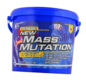 Гейнер для набора веса, New Mass Mutation, Megabol  2270г Ваниль (30181002)