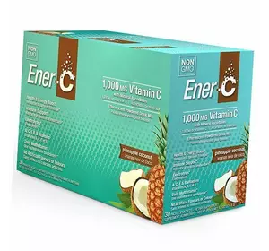 Витаминный напиток для повышения иммунитета, Ener-C, Ener-C  30пакетов Ананас-кокос (36389001)