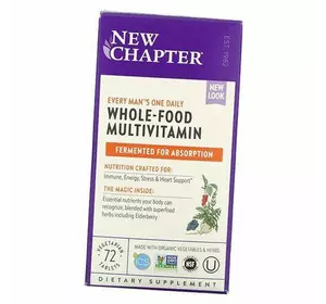 Мультивитамины для мужчин, Every Man's One Daily Multivitamin, New Chapter  72вегтаб (36377010)