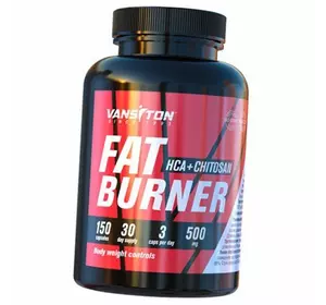 Комплексный липотропный жиросжигатель, Fat Burner HCA + Chitosan, Ванситон  150капс (02173001)