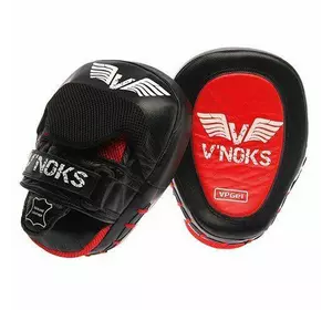 Лапы боксерские V`Noks Fuoco V`Noks   Черно-красный (37349033)
