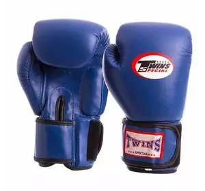 Перчатки боксерские Twins VL-6631 No branding  12oz Синий (37429455)