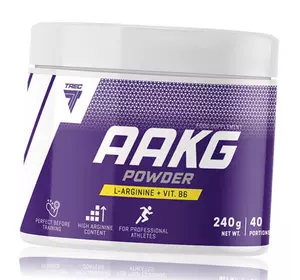 L-аргинин альфа-кетоглутарат и Витамин В6, AAKG Powder, Trec Nutrition  240г Апельсин (27101025)