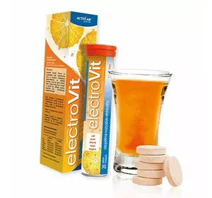Освежающий напиток с витаминами и минералами, ElectroVit, Activlab  20таб Апельсин (15108009)