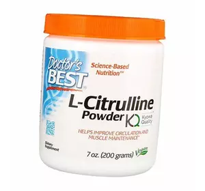 L-Цитруллин в порошке, L-Citrulline Powder, Doctor's Best  200г (27327005)