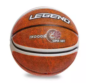 Мяч баскетбольный резиновый BA-1912 Legend  №7 Оранжевый (57430041)