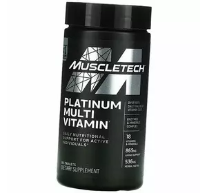 Мультивитамины, Platinum Multi Vitamin, Muscle Tech  180таб (36098002)